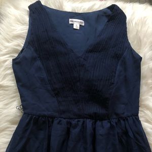 Super cute Navy blue V-Neck summer dress